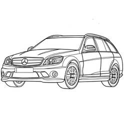 Página para colorir: Mercedes (Transporte) #187465 - Páginas para Colorir Imprimíveis Gratuitamente