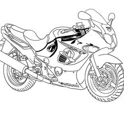 Página para colorir: moto (Transporte) #136249 - Páginas para Colorir Imprimíveis Gratuitamente