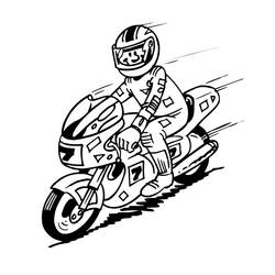 Página para colorir: moto (Transporte) #136270 - Páginas para Colorir Imprimíveis Gratuitamente