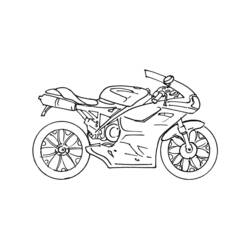 Página para colorir: moto (Transporte) #136273 - Páginas para Colorir Imprimíveis Gratuitamente