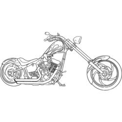 Página para colorir: moto (Transporte) #136277 - Páginas para Colorir Imprimíveis Gratuitamente