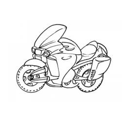 Página para colorir: moto (Transporte) #136280 - Páginas para Colorir Imprimíveis Gratuitamente