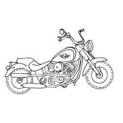 Página para colorir: moto (Transporte) #136284 - Páginas para Colorir Imprimíveis Gratuitamente
