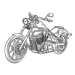 Página para colorir: moto (Transporte) #136296 - Páginas para Colorir Imprimíveis Gratuitamente