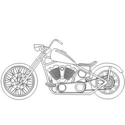 Página para colorir: moto (Transporte) #136302 - Páginas para Colorir Imprimíveis Gratuitamente