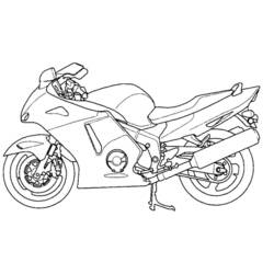 Página para colorir: moto (Transporte) #136309 - Páginas para Colorir Imprimíveis Gratuitamente