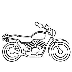 Página para colorir: moto (Transporte) #136312 - Páginas para Colorir Imprimíveis Gratuitamente