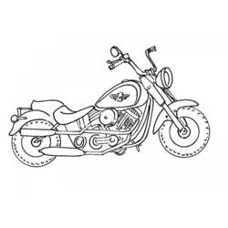Página para colorir: moto (Transporte) #136320 - Páginas para Colorir Imprimíveis Gratuitamente