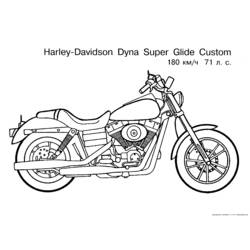 Página para colorir: moto (Transporte) #136325 - Páginas para Colorir Imprimíveis Gratuitamente