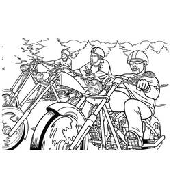 Página para colorir: moto (Transporte) #136338 - Páginas para Colorir Imprimíveis Gratuitamente