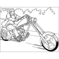 Página para colorir: moto (Transporte) #136345 - Páginas para Colorir Imprimíveis Gratuitamente