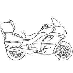 Página para colorir: moto (Transporte) #136357 - Páginas para Colorir Imprimíveis Gratuitamente