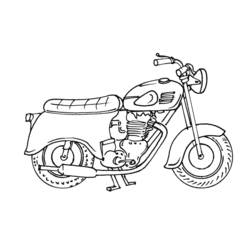 Página para colorir: moto (Transporte) #136378 - Páginas para Colorir Imprimíveis Gratuitamente