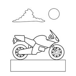 Página para colorir: moto (Transporte) #136401 - Páginas para Colorir Imprimíveis Gratuitamente