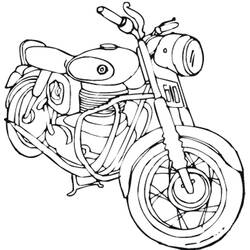Página para colorir: moto (Transporte) #136435 - Páginas para Colorir Imprimíveis Gratuitamente