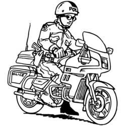 Página para colorir: Motocicleta (Transporte) #136291 - Páginas para Colorir Imprimíveis Gratuitamente
