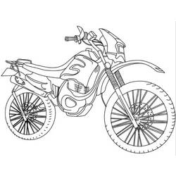 Página para colorir: motocross (Transporte) #136687 - Páginas para Colorir Imprimíveis Gratuitamente