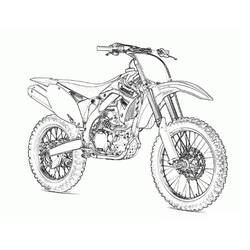 Desenho Motocross (Transporte) #210003 para imprimir e colorir