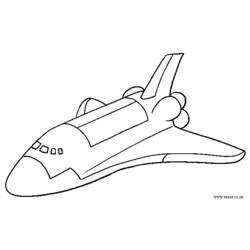 Página para colorir: Nave espacial (Transporte) #140501 - Páginas para Colorir Imprimíveis Gratuitamente