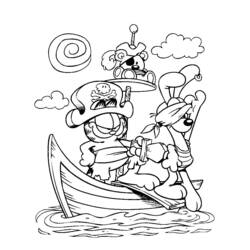 Página para colorir: Navio pirata (Transporte) #138242 - Páginas para Colorir Imprimíveis Gratuitamente