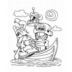 Página para colorir: Navio pirata (Transporte) #138407 - Páginas para Colorir Imprimíveis Gratuitamente