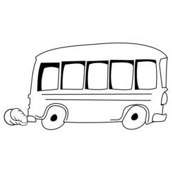 Página para colorir: Ônibus (Transporte) #135281 - Páginas para Colorir Imprimíveis Gratuitamente
