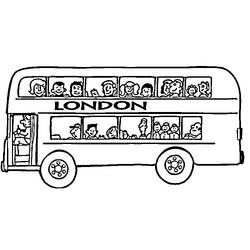 Página para colorir: Ônibus (Transporte) #135303 - Páginas para Colorir Imprimíveis Gratuitamente