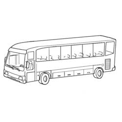 Página para colorir: Ônibus (Transporte) #135314 - Páginas para Colorir Imprimíveis Gratuitamente
