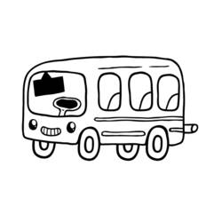 Página para colorir: Ônibus (Transporte) #135315 - Páginas para Colorir Imprimíveis Gratuitamente
