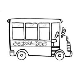 Página para colorir: Ônibus (Transporte) #135325 - Páginas para Colorir Imprimíveis Gratuitamente