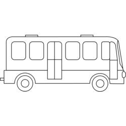 Página para colorir: Ônibus (Transporte) #135335 - Páginas para Colorir Imprimíveis Gratuitamente