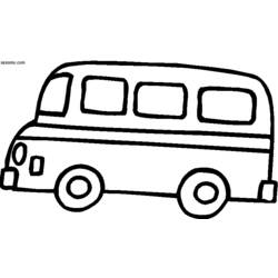 Página para colorir: Ônibus (Transporte) #135336 - Páginas para Colorir Imprimíveis Gratuitamente