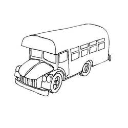 Página para colorir: Ônibus (Transporte) #135348 - Páginas para Colorir Imprimíveis Gratuitamente