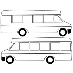 Página para colorir: Ônibus (Transporte) #135359 - Páginas para Colorir Imprimíveis Gratuitamente