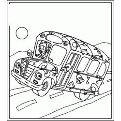 Página para colorir: Ônibus (Transporte) #135377 - Páginas para Colorir Imprimíveis Gratuitamente