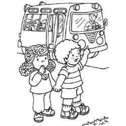 Página para colorir: Ônibus (Transporte) #135399 - Páginas para Colorir Imprimíveis Gratuitamente