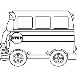 Página para colorir: Ônibus (Transporte) #135402 - Páginas para Colorir Imprimíveis Gratuitamente