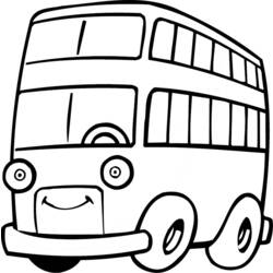 Página para colorir: Ônibus (Transporte) #135430 - Páginas para Colorir Imprimíveis Gratuitamente
