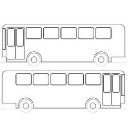 Página para colorir: Ônibus (Transporte) #135451 - Páginas para Colorir Imprimíveis Gratuitamente