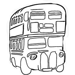 Página para colorir: Ônibus (Transporte) #135494 - Páginas para Colorir Imprimíveis Gratuitamente