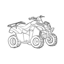 Página para colorir: Quad / ATV (Transporte) #143197 - Páginas para Colorir Imprimíveis Gratuitamente