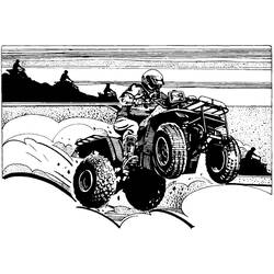 Página para colorir: Quad / ATV (Transporte) #143530 - Páginas para Colorir Imprimíveis Gratuitamente