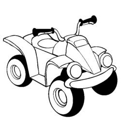 Página para colorir: Quadriciclo (Transporte) #143196 - Páginas para Colorir Imprimíveis Gratuitamente