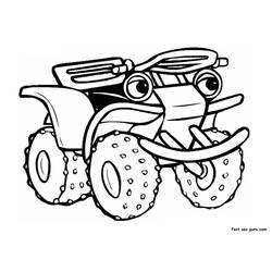 Página para colorir: Quadriciclo (Transporte) #143226 - Páginas para Colorir Imprimíveis Gratuitamente