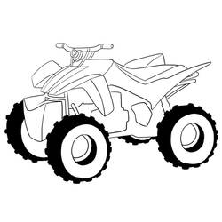 Página para colorir: Quadriciclo (Transporte) #179380 - Páginas para Colorir Imprimíveis Gratuitamente
