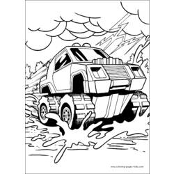 Página para colorir: rodas quentes (Transporte) #145895 - Páginas para Colorir Imprimíveis Gratuitamente