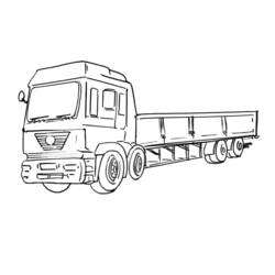 Desenho Semirreboque (Transporte) #146765 para imprimir e colorir