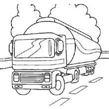 Desenho Semirreboque (Transporte) #146808 para imprimir e colorir