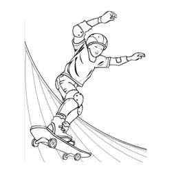 Página para colorir: Skate / Skate (Transporte) #139301 - Páginas para Colorir Imprimíveis Gratuitamente