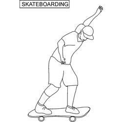 Página para colorir: Skate / Skate (Transporte) #139371 - Páginas para Colorir Imprimíveis Gratuitamente